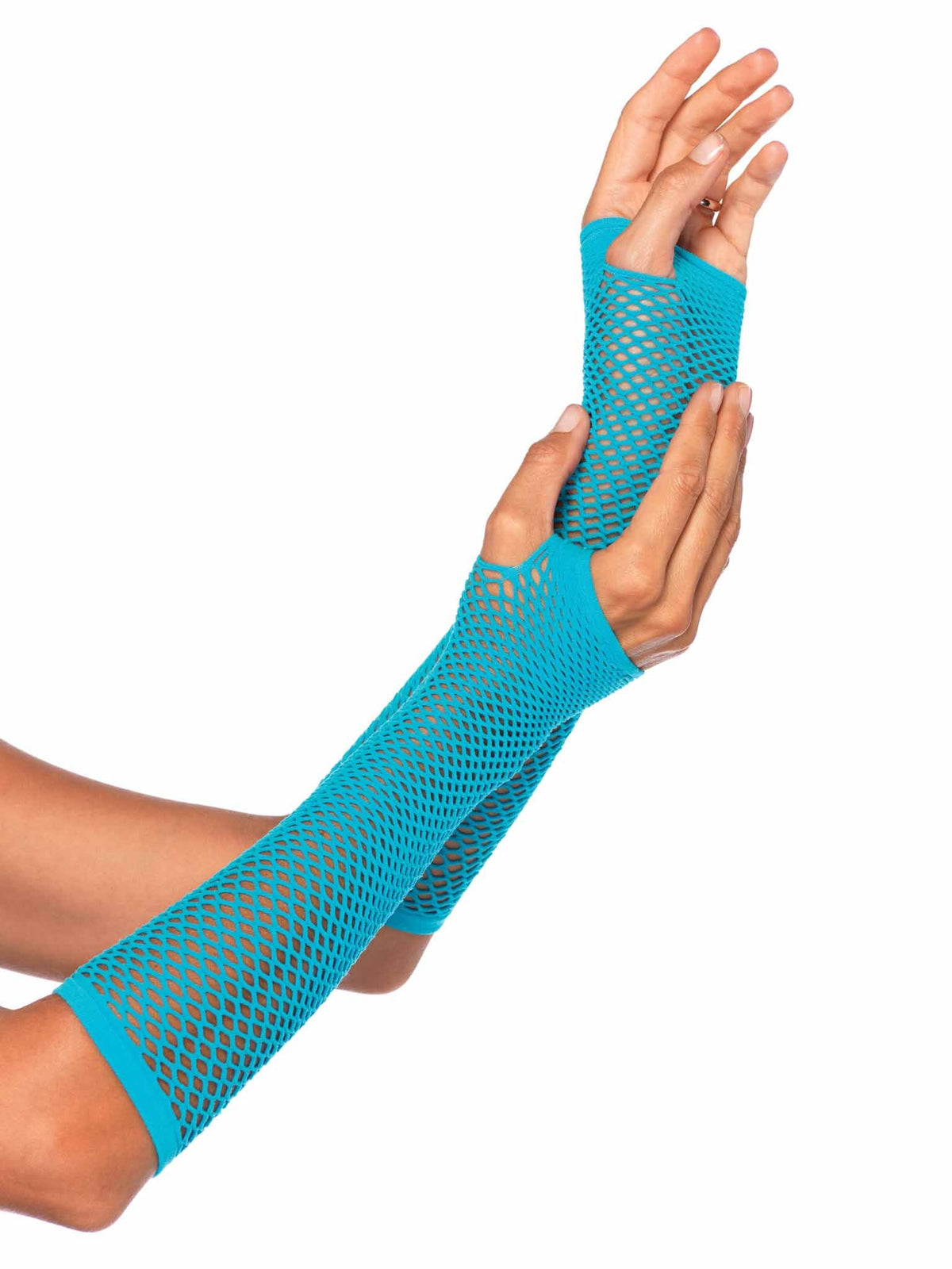 Triangle Net Fingerless Gloves