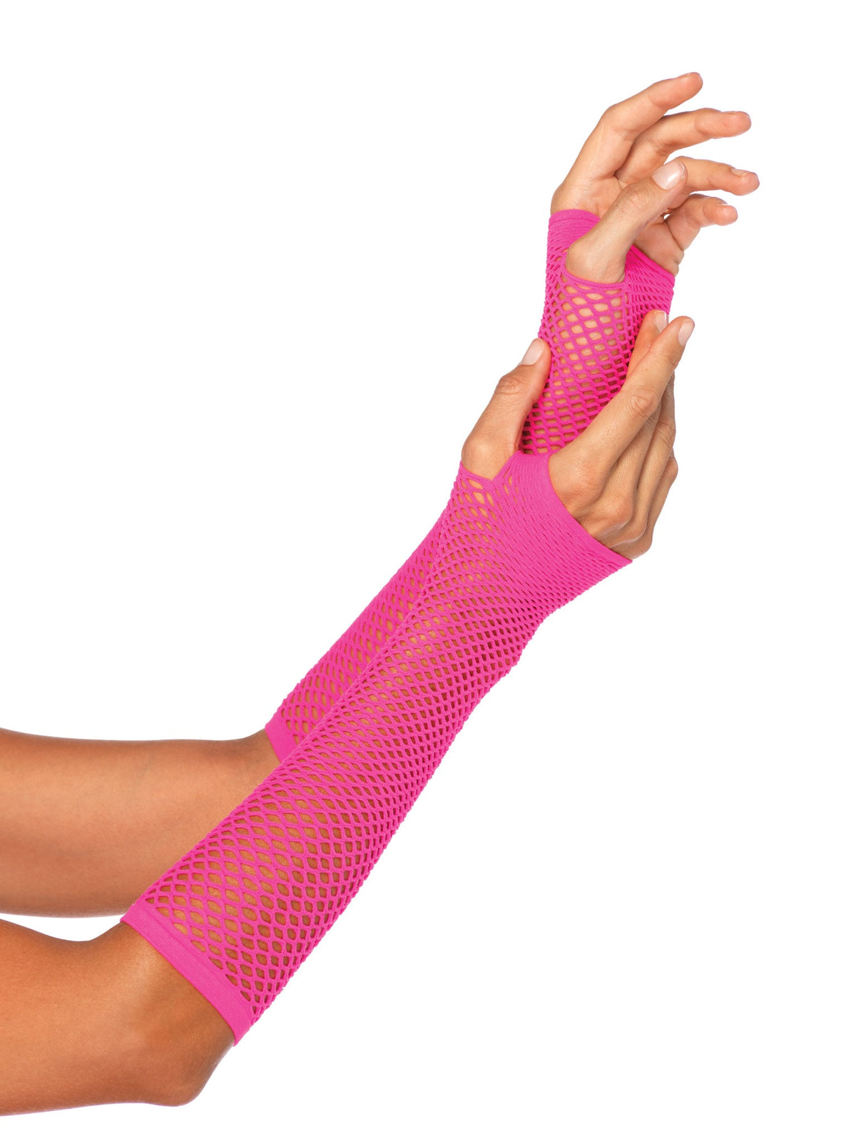 Triangle Net Fingerless Gloves