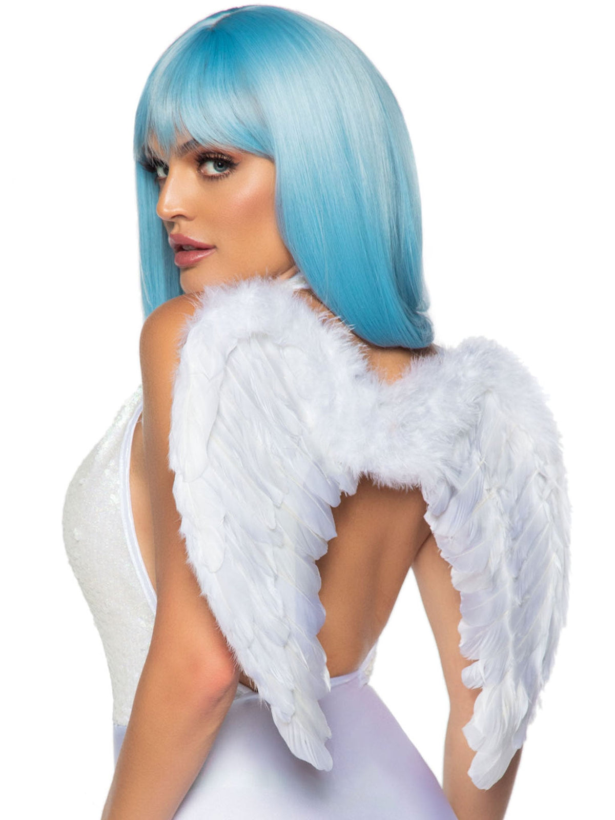 Marabou Trimmed Feather Angel Wings