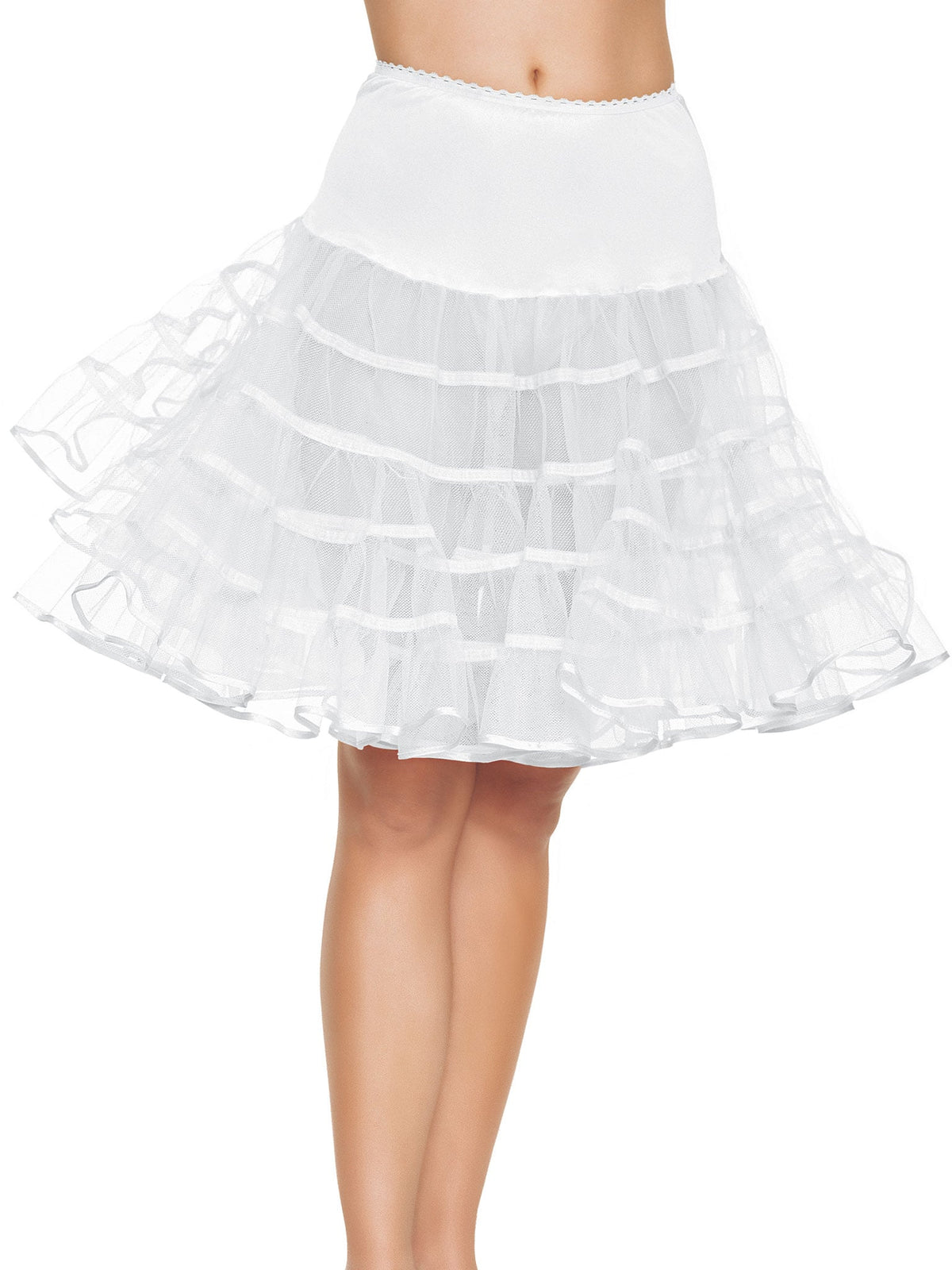 Knee Length Petticoat Skirt