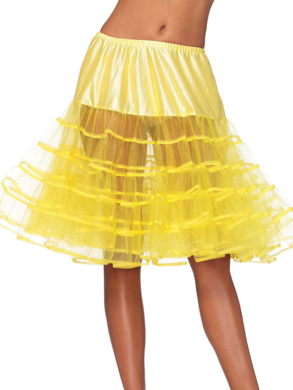 Knee Length Petticoat Skirt