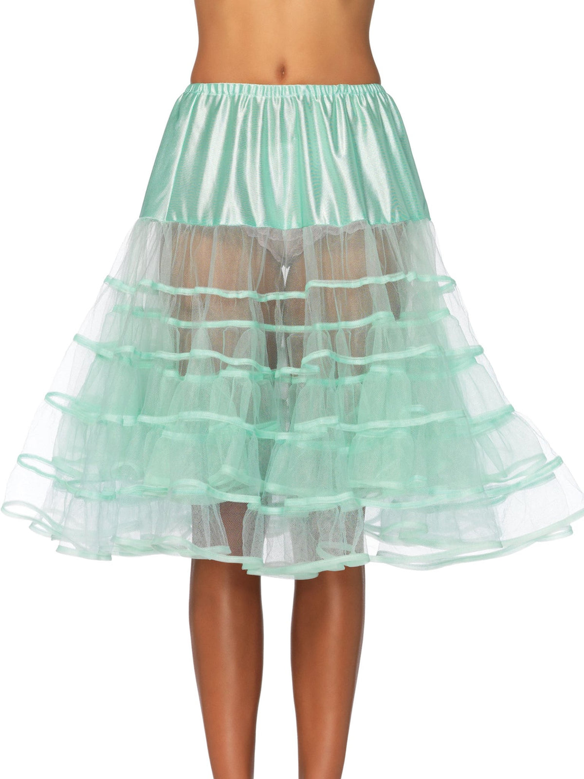 Knee Length Petticoat Skirt