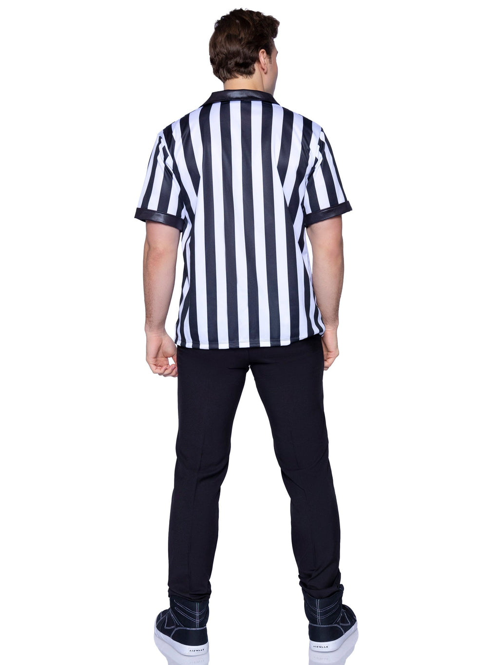 Men's 2 PC Ref Costume, Includes Shirt and Whistle