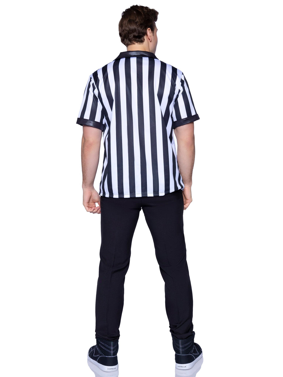 Men's 2 PC Ref Costume, Includes Shirt and Whistle