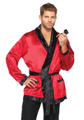 Men's 3 PC Bachelor Costume, Includes Robe, Belt, and Pipe