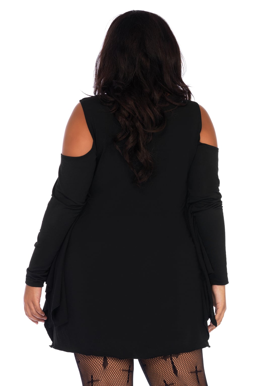Plus Size Jersey  Spiderweb Dress