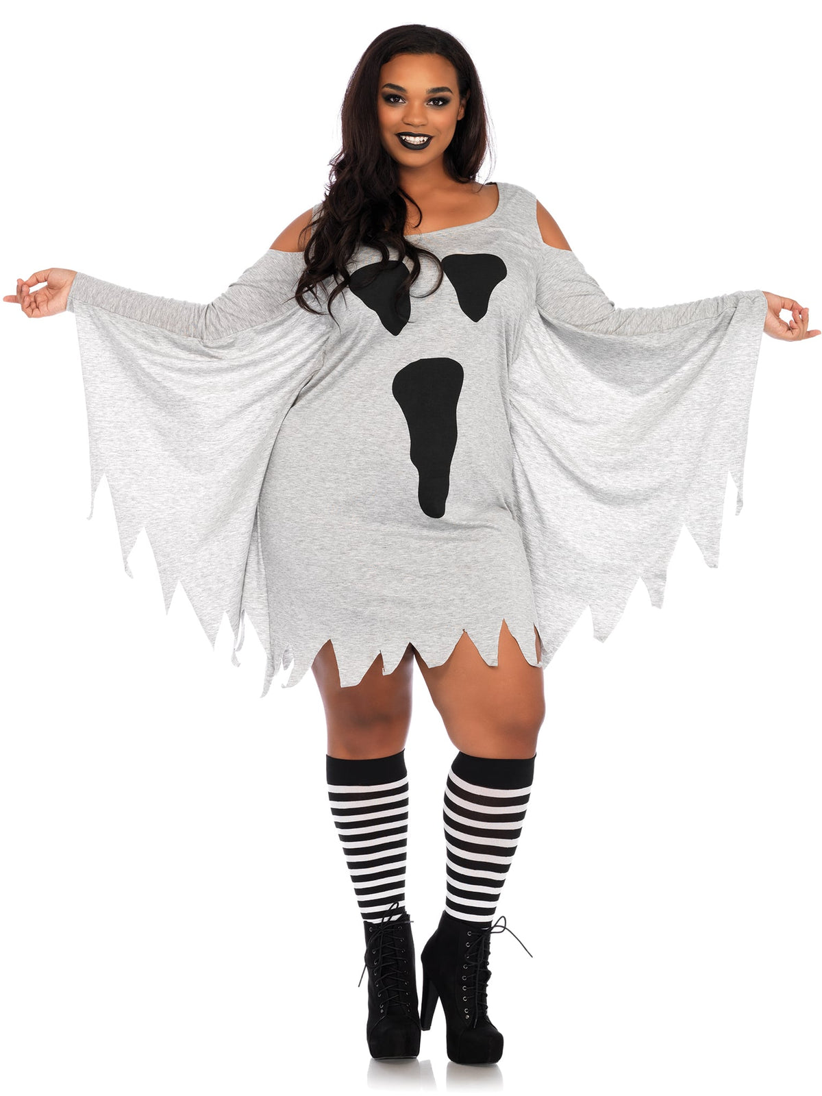 Plus Size Jersey Ghost Dress