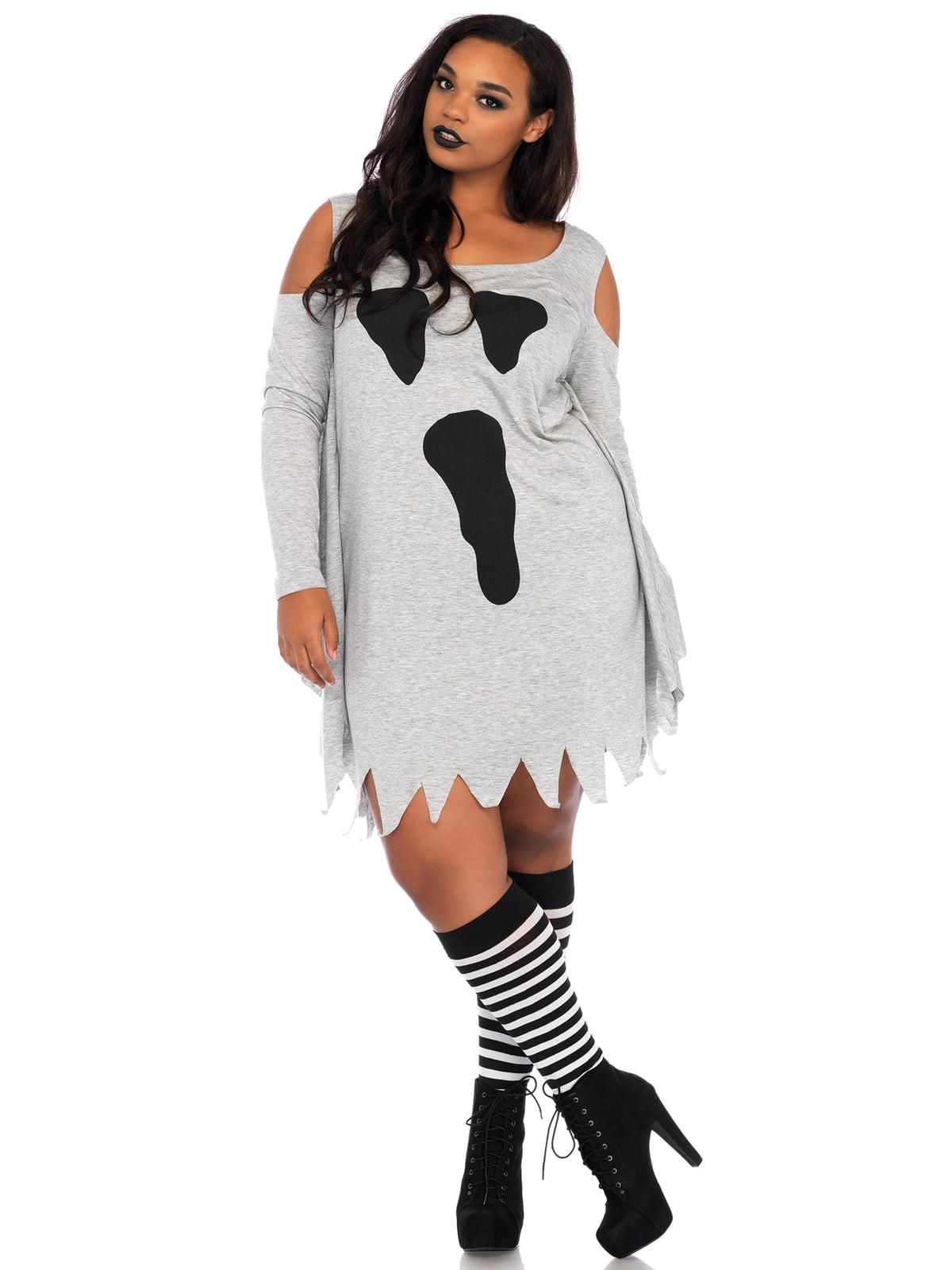 Plus Size Jersey Ghost Dress