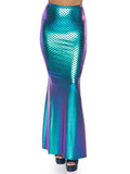 Iridescent Scale Mermaid Skirt
