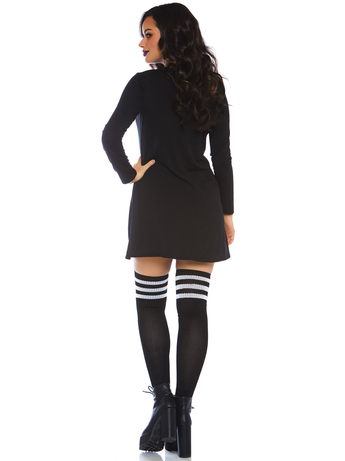 More Boos Jersey Dress with Pockets and Keyhole Bodice