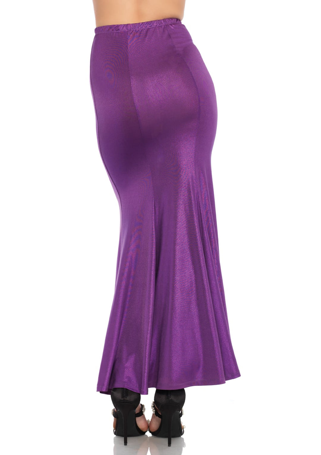 Plus Size Shimmer Spandex Mermaid Skirt