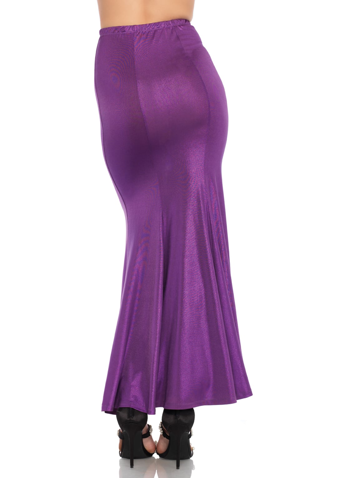 Plus Size Shimmer Spandex Mermaid Skirt