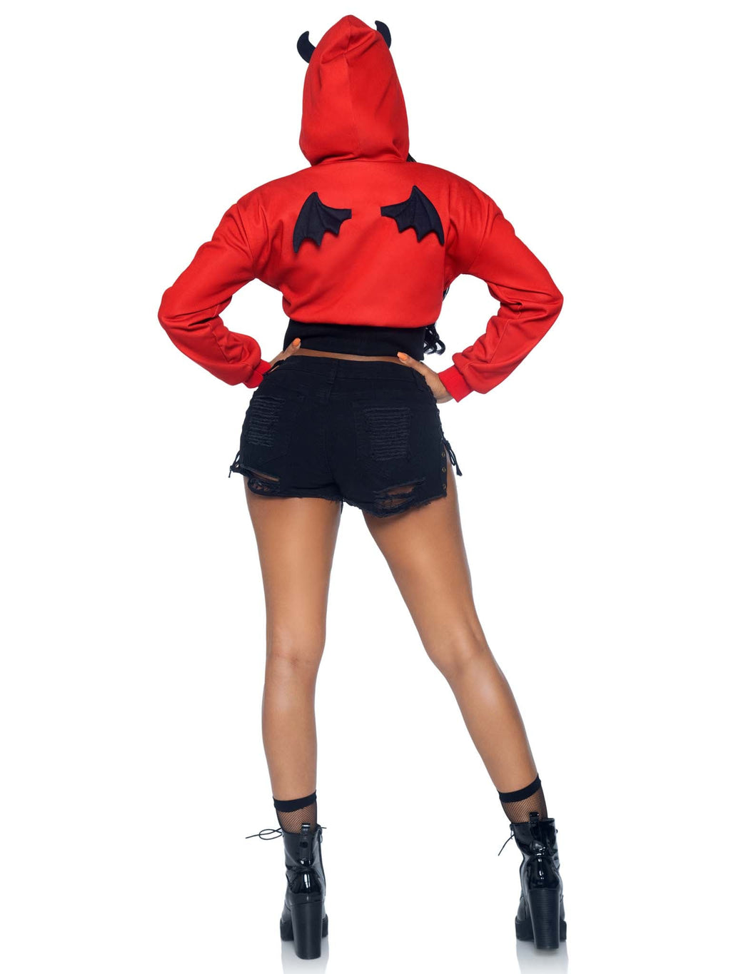 Devil Cropped Hoodie