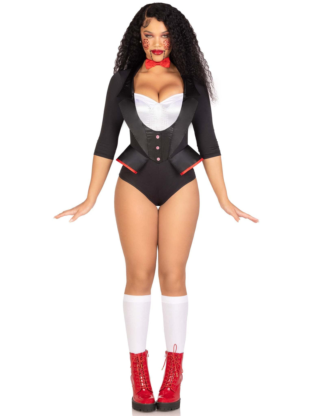 2 PC Pretty Puppet Costume, Includes Tuxedo Bodysuit and Bow Tie