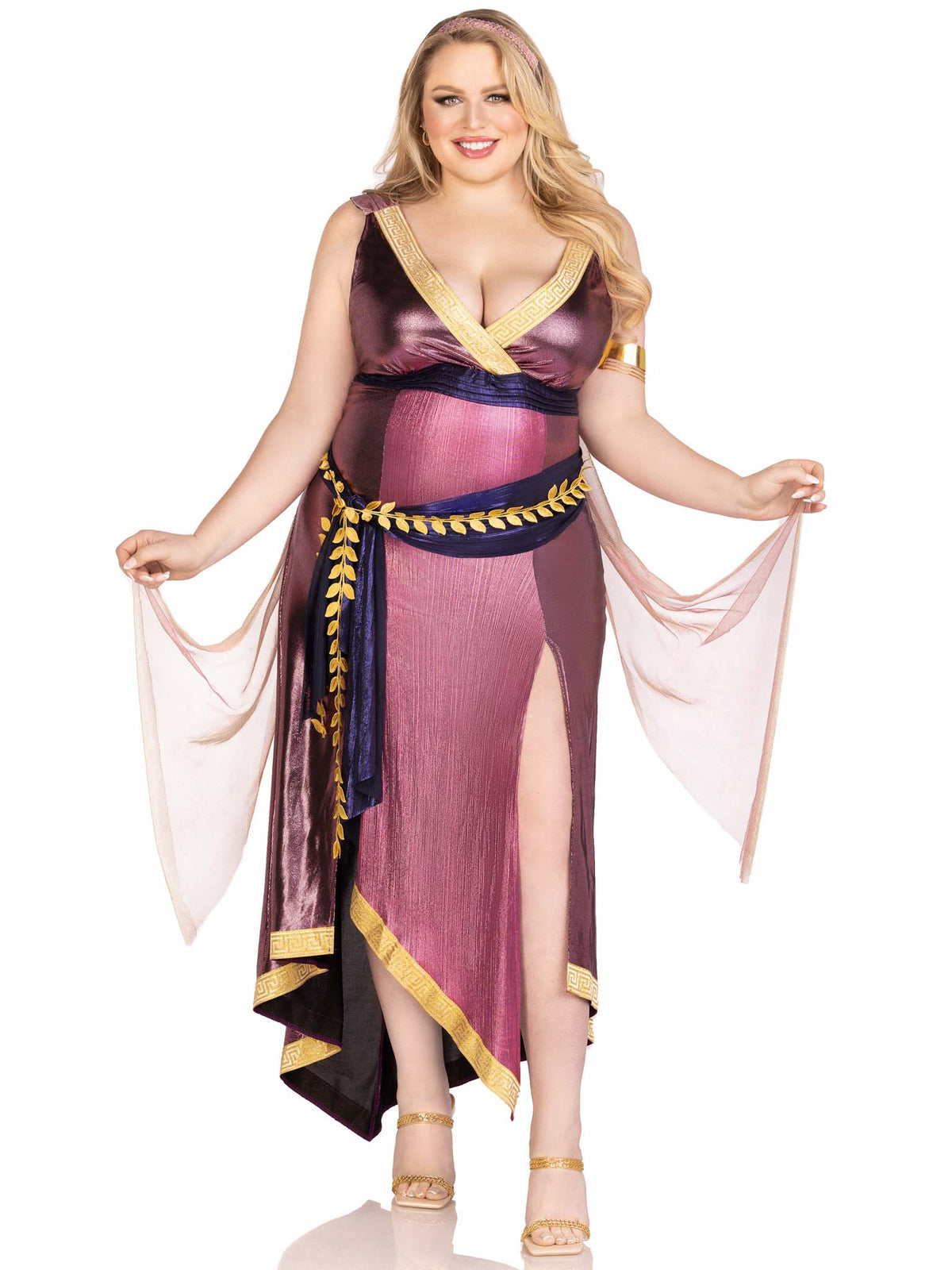 Plus Size Amethyst Goddess Costume