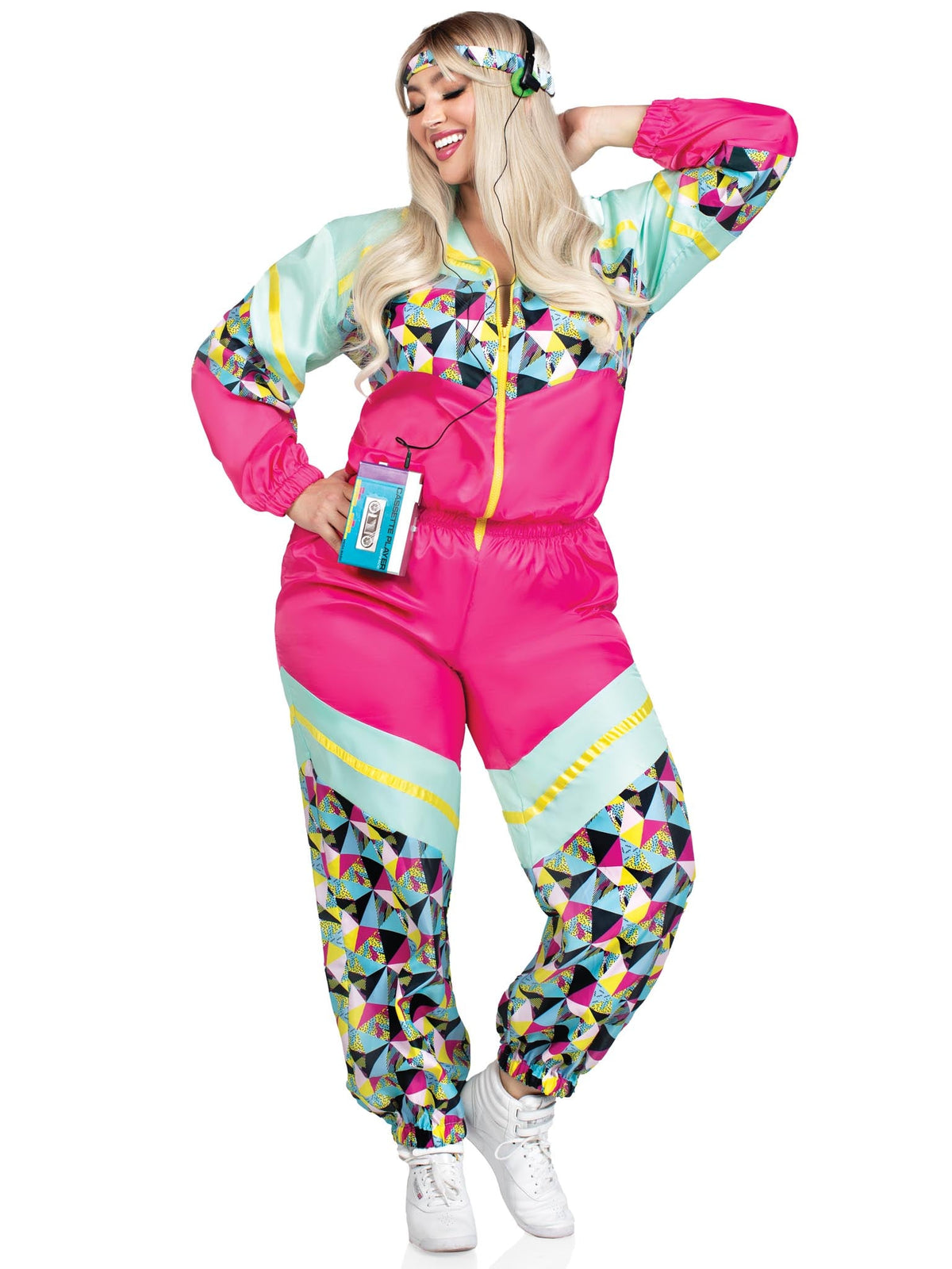 Plus Size Totally 80s Tracksuit Costume