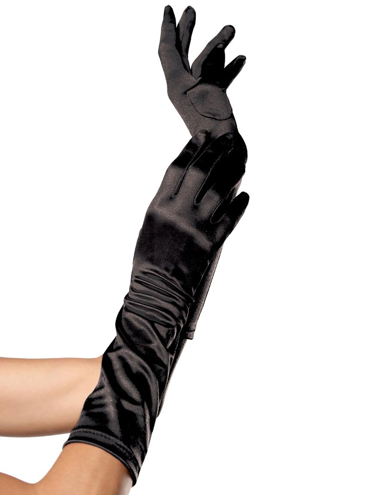 Satin Elbow Length Gloves