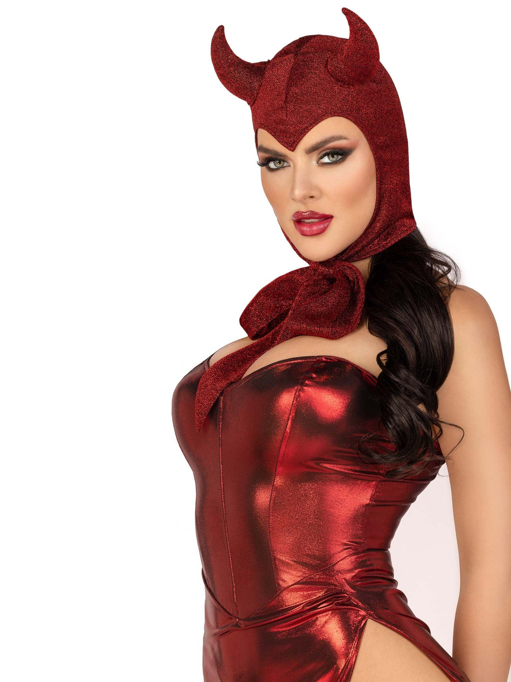 Glitter Shimmer Vintage Devil Bonnet