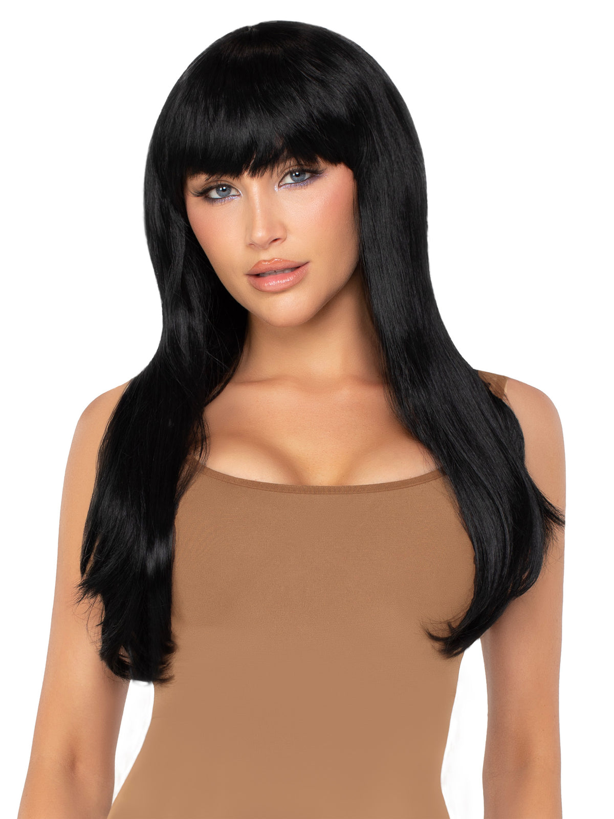 25"" Long Straight Bang Wig