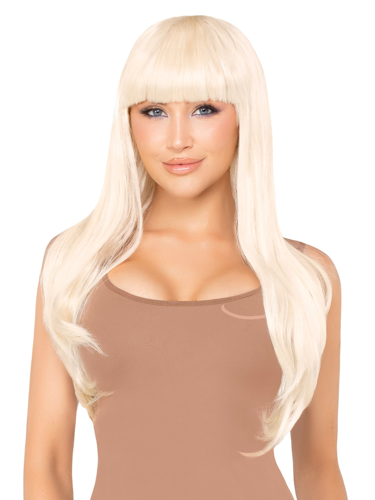 25"" Long Straight Bang Wig