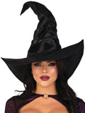 Satin Ruched Witch Hat