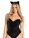 Velvet Black Cat Ears