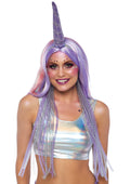 Shimmer Unicorn Headband with Tube Ribbon Mane