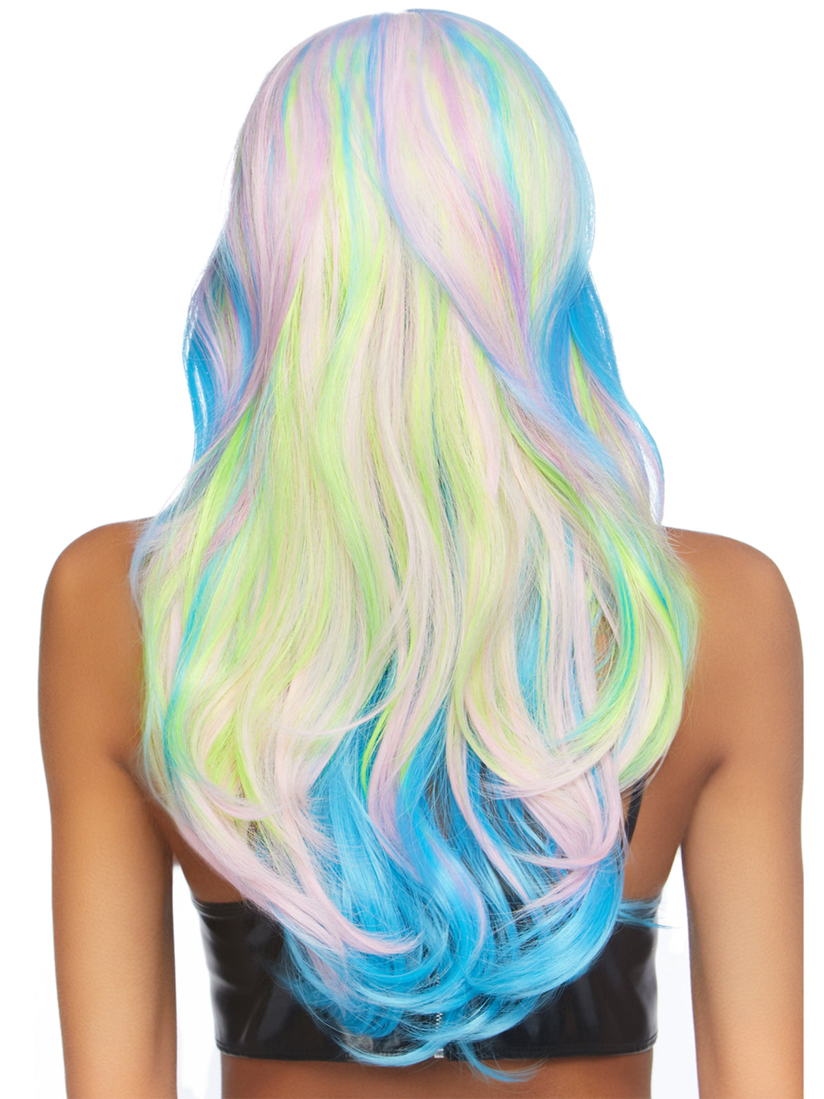 27"" Multicolor Long Wavy Wig