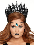 Glitter Die Cut Crown with Jewel Accent