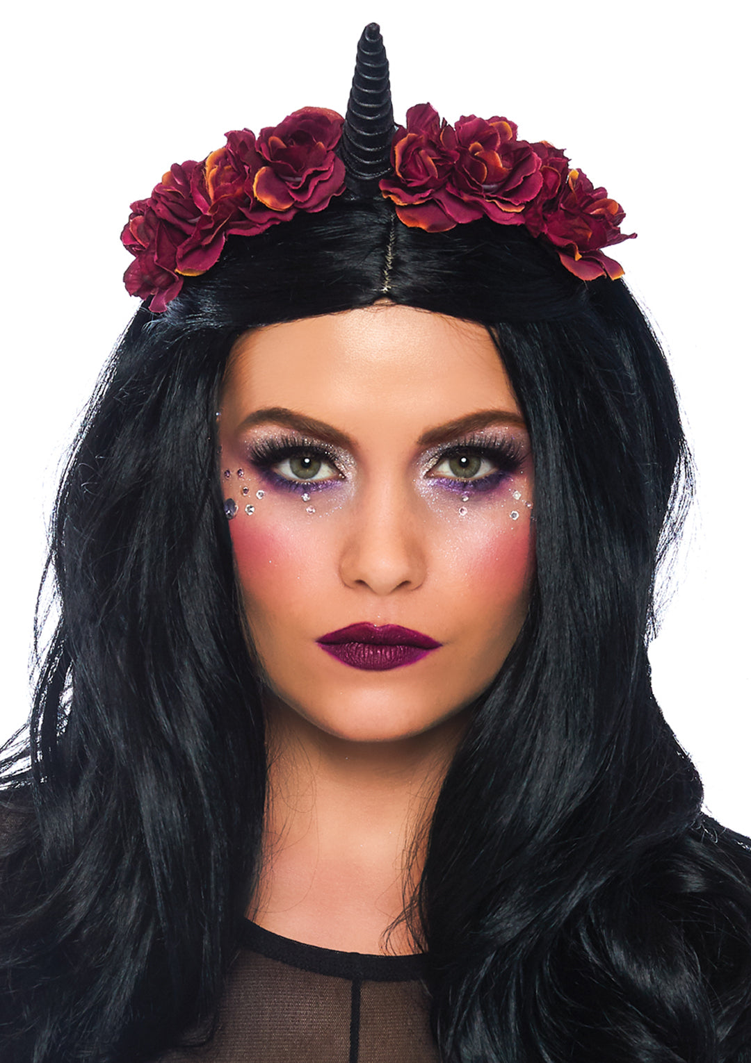Velvet Unicorn Flower Headband