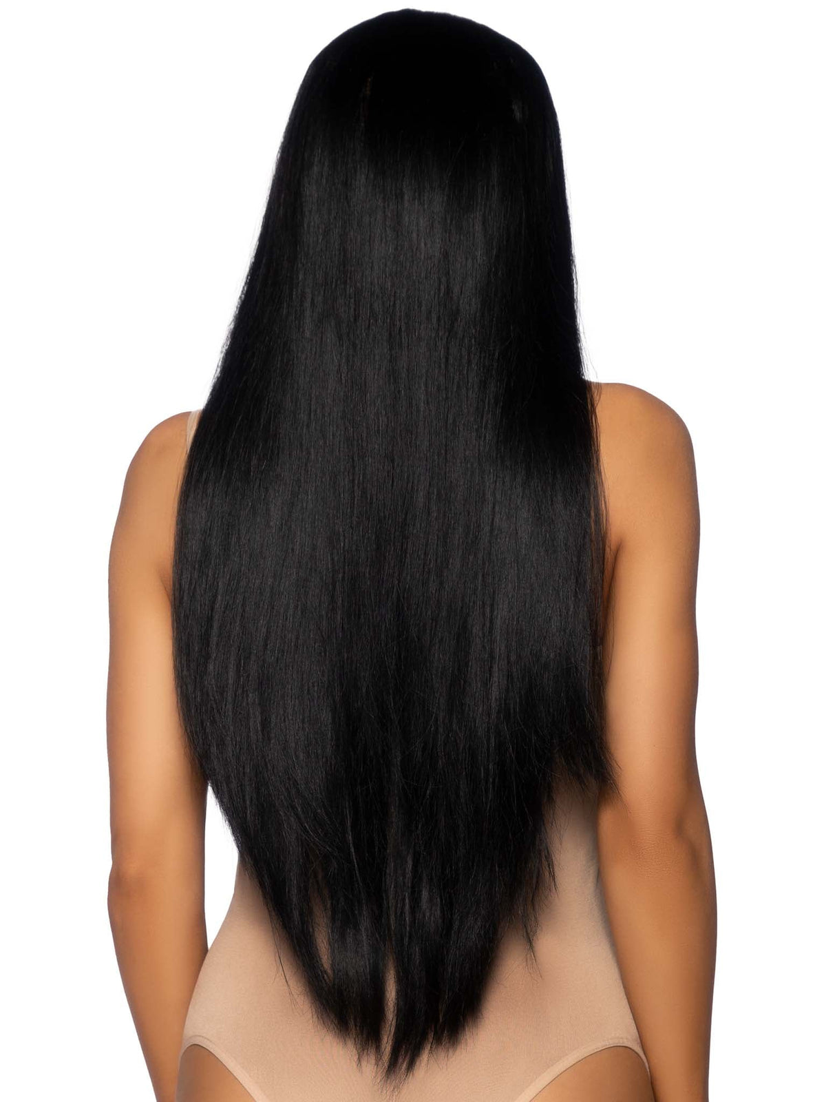 33"" Long Straight Center Part Wig