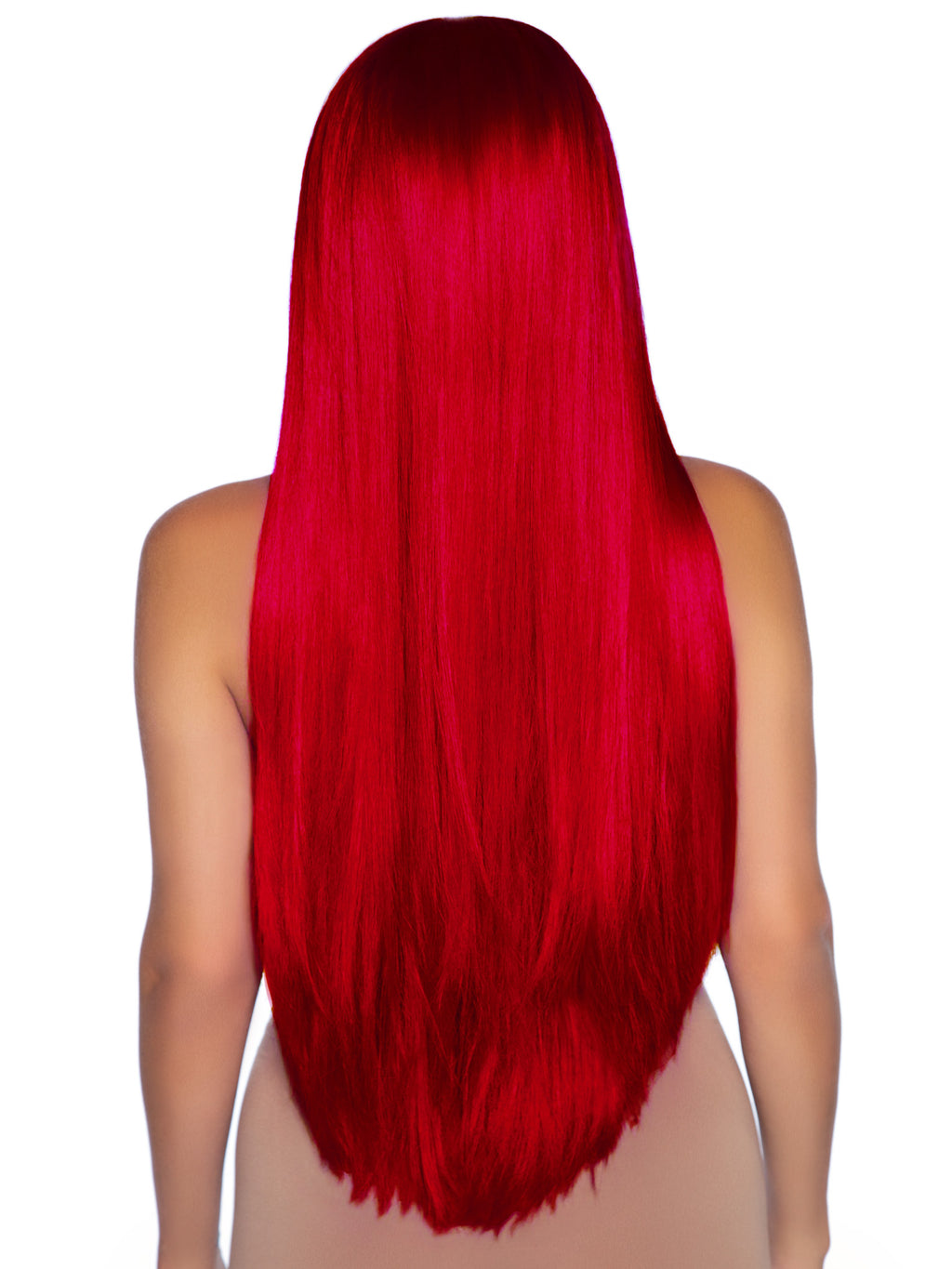 33"" Long Straight Center Part Wig