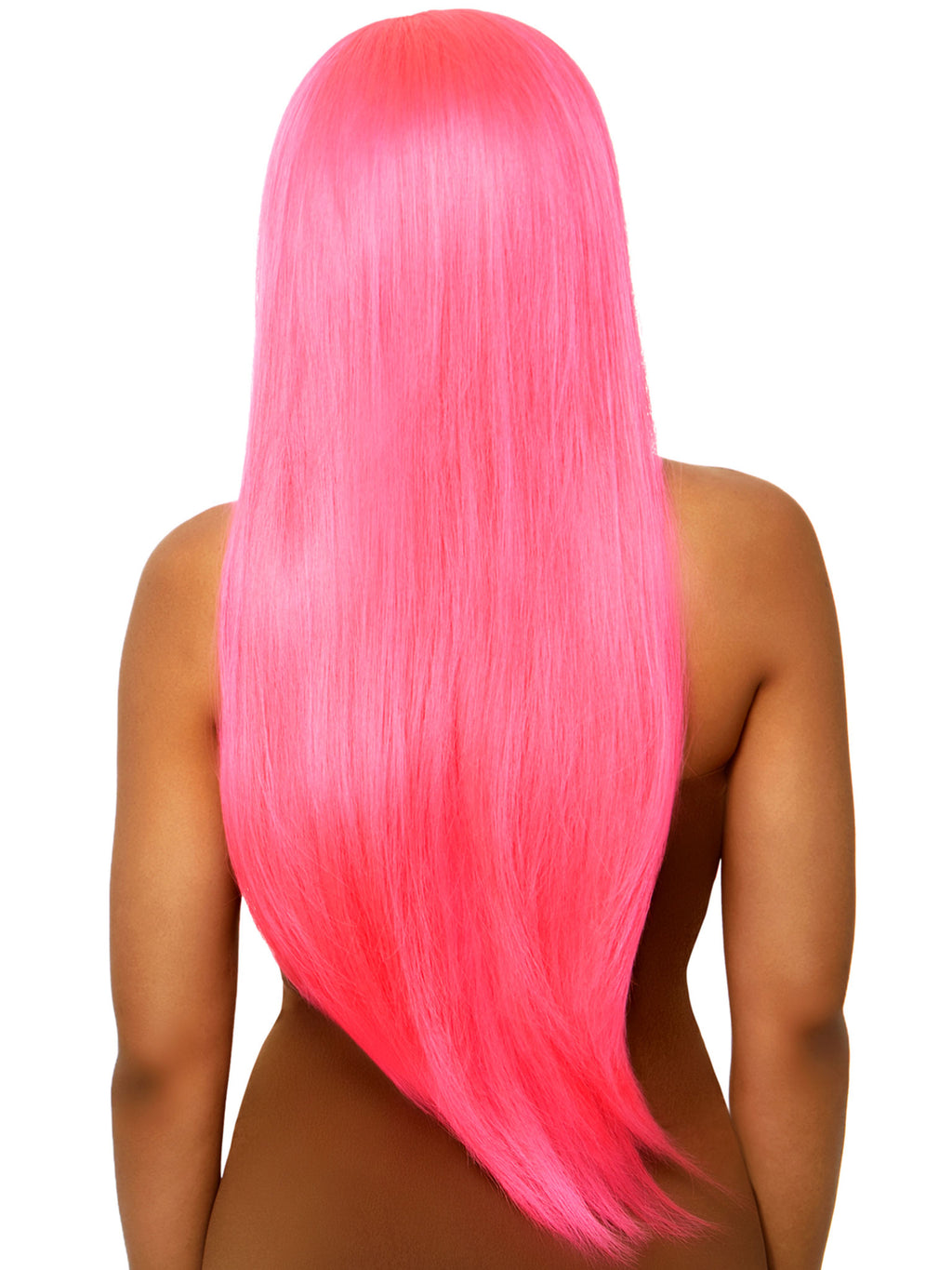 33"" Long Straight Center Part Wig
