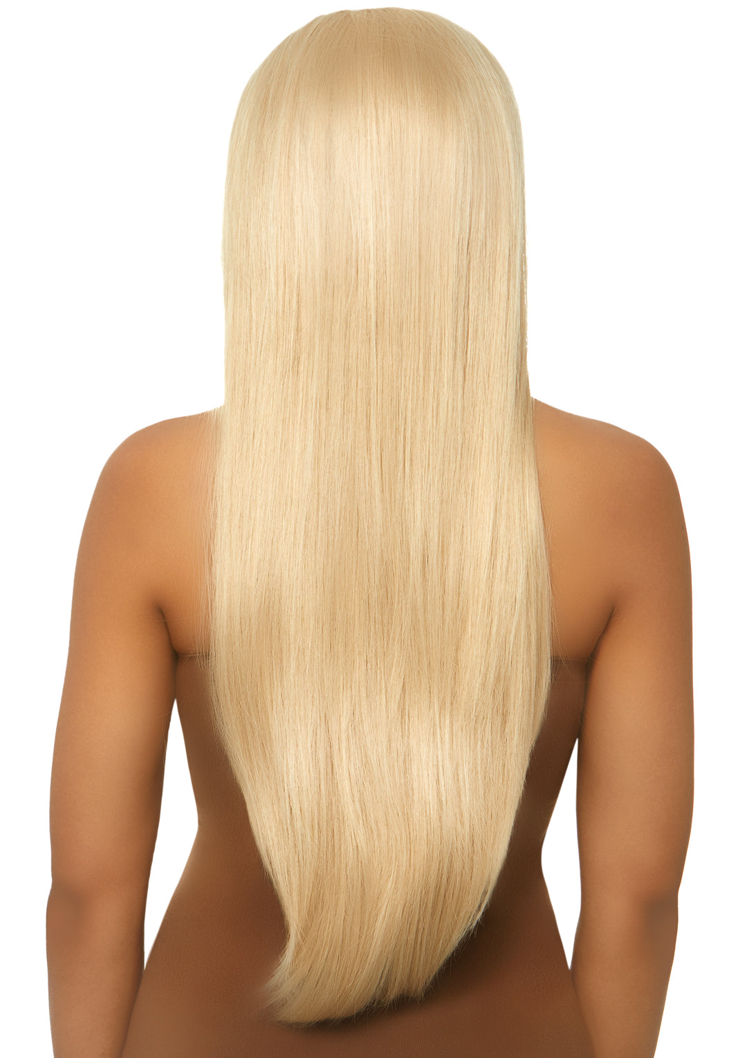 33"" Long Straight Center Part Wig