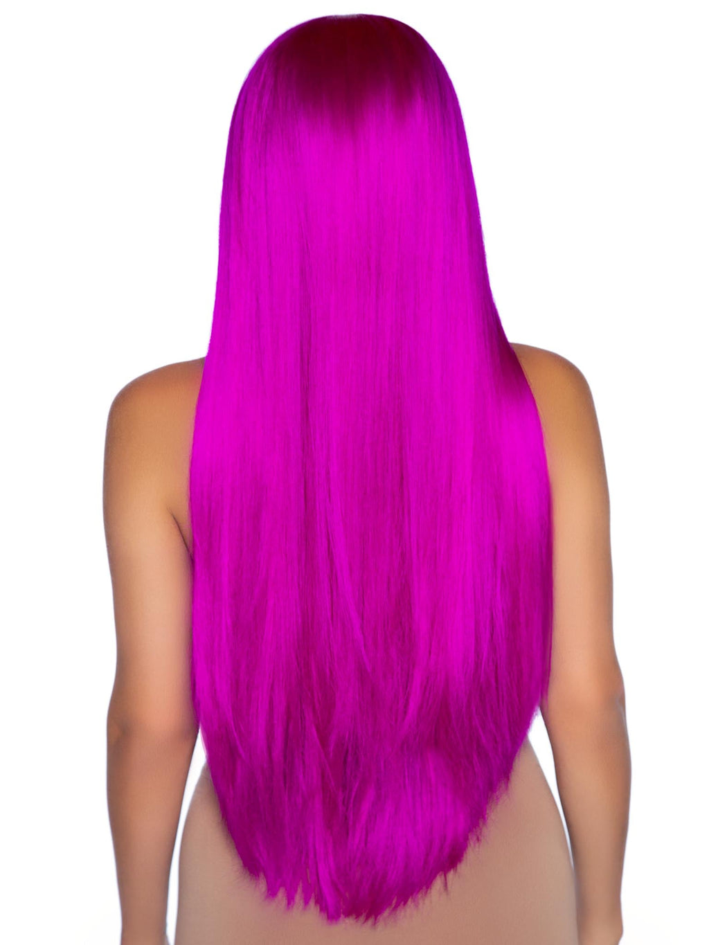 33"" Long Straight Center Part Wig