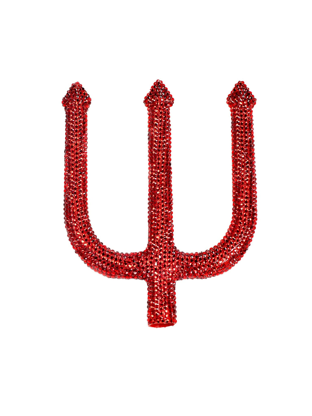 Detachable Rhinestone Pitch Fork