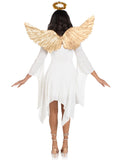 2 PC Metallic Angel Costume Kit, Includes Angel Wings and Tinsel Halo Headband