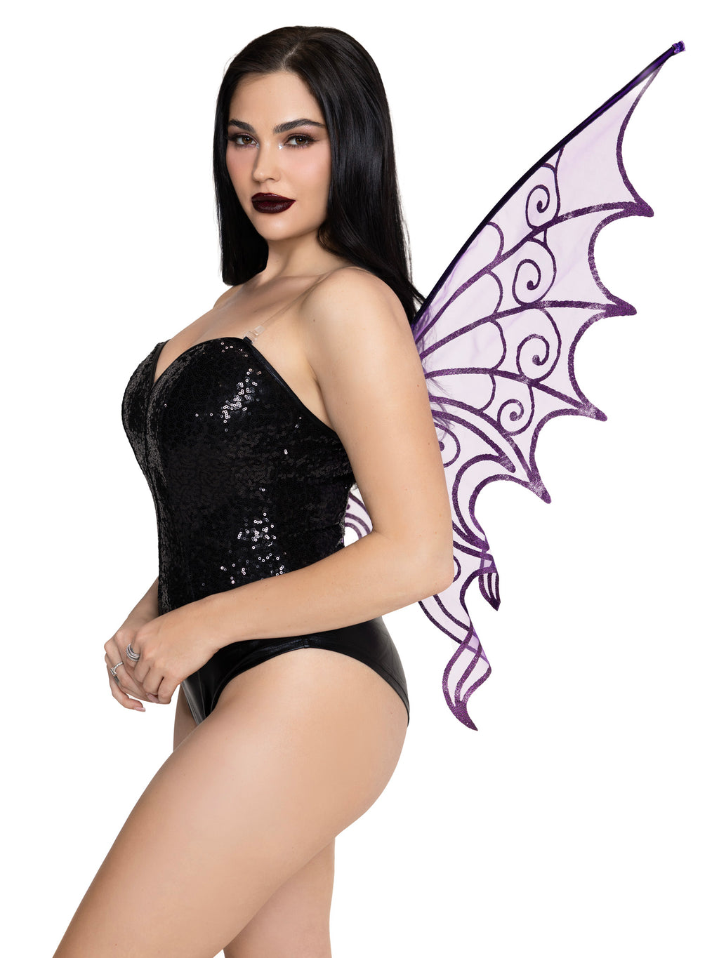 Glitter Strapless Pixie Wings