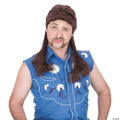 Brown Mullet Costume Wig