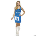 Teen Girls' M&M's Blue Tank Dress Costume - Size 13-16