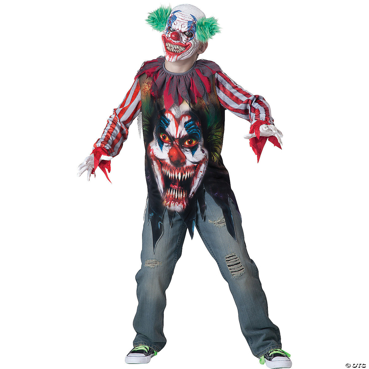 Youth Evil Clown Costume