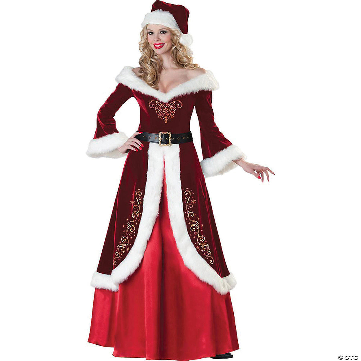Women's Mrs. St. Nick Costume - Size Medium (8-10)