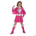 Pink Supergirl Costume - Kids Small (4-6)