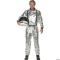 Teen/Adult Men's Silver Astronaut Costume - Size Small