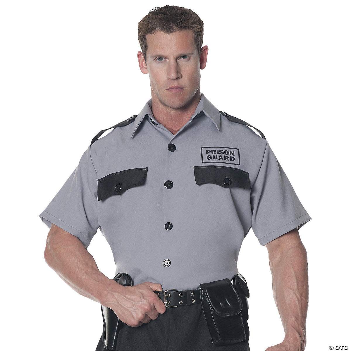 Men's Prison Guard Shirt Costume - Size 42-46