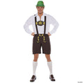 Men's Brown Lederhosen Costume - Size Standard